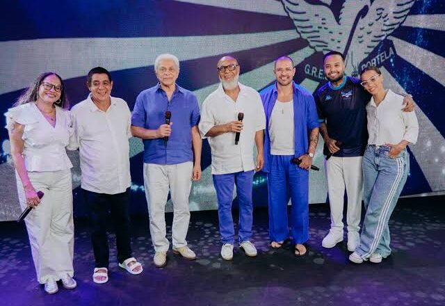 Ao mestre com carinho”: gravação do hino da Portela tem a participação dos bambas da azul e branco