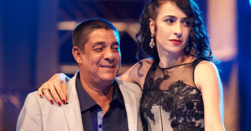 Marisa Monte e Zeca Pagodinho na feijoada da Portela no Jockey Club na gávea
